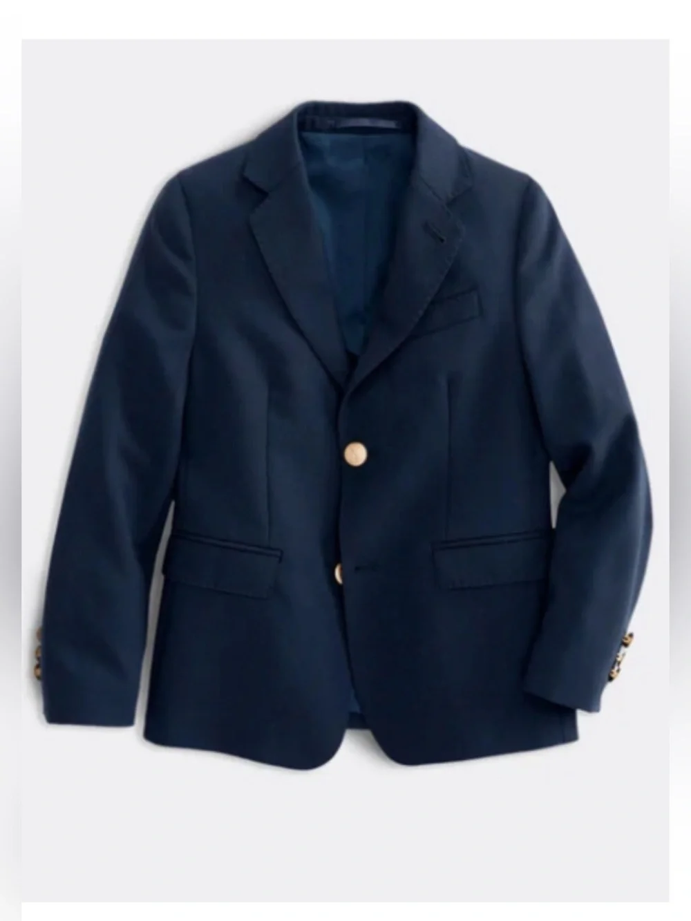 Vineyard Vines | Kids Boathouse Performance Wool Blazer Navy Blue Gold Size 18